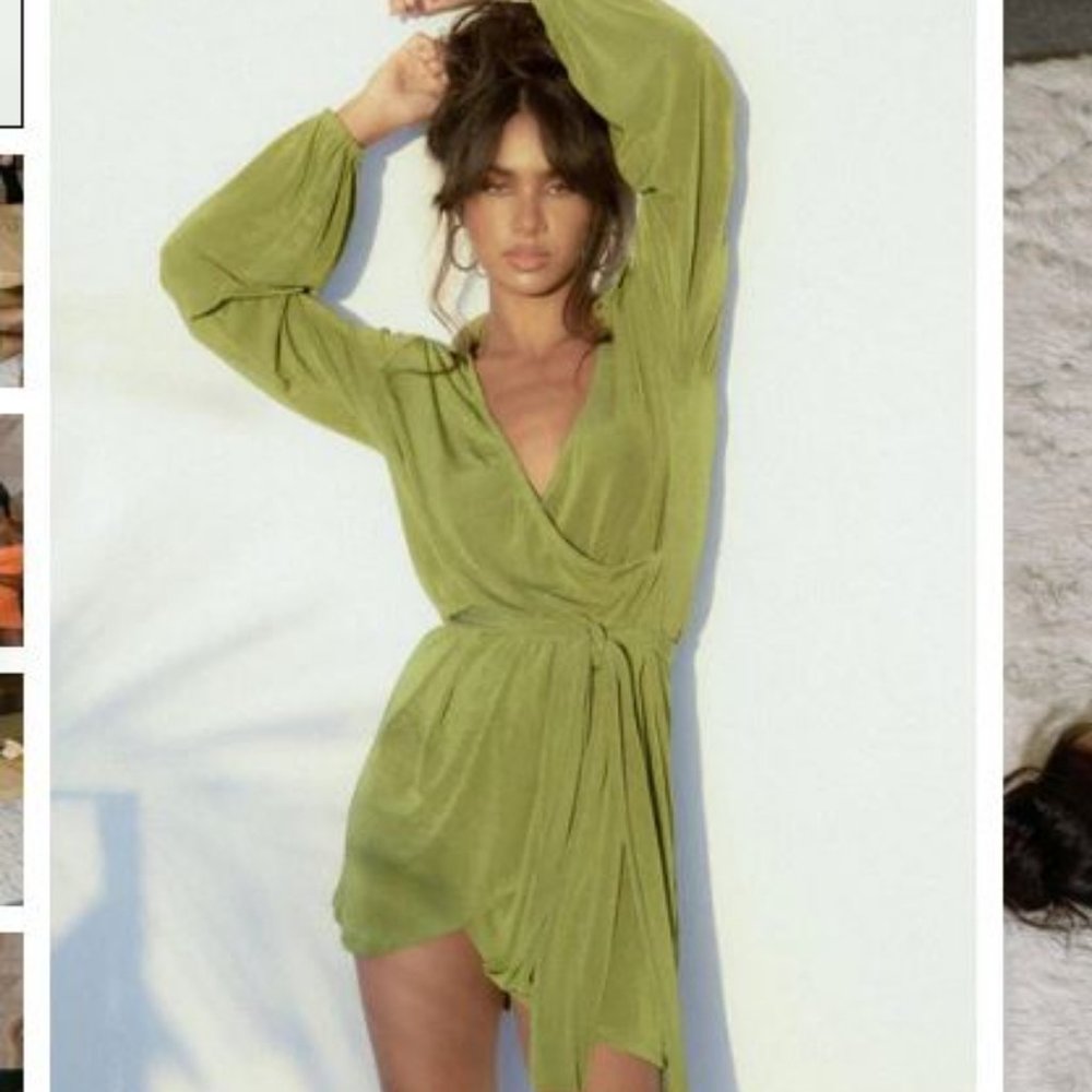 PARTY TIME MINI DRESS GREEN